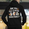 Are You Fall O Ween Directions Halloween Teacher Ghosts Men's Hoodie Back Print, funny gift