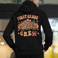 First Grade Crew Thanksgiving Fall Teacher 1st Grade Team Men's Hoodie Back Print, First Grade Teacher Hoodies, funny gift First Grade Crew Thanksgiving Fall Teacher 1st Grade Team Men's Hoodie Back Print, First Grade Teacher Hoodies, funny gift
