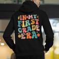 In My First Grade Era 1st Grade Teacher Back To School Men's Hoodie Back Print, First Grade Teacher Hoodies, funny gift