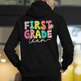 First Grade Team Teacher Back To School 1st Grade Squad Kids Men's Hoodie Back Print, First Grade Teacher Hoodies, funny gift