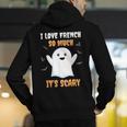 French Teacher Halloween French Class School Men's Hoodie Back Print, funny gift French Teacher Halloween French Class School Men's Hoodie Back Print, funny gift