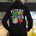 Future Teacher With Canyon And Book Teacher Men Women Girls Kids Men's Hoodie Back Print, Future Teacher Hoodies, funny gift