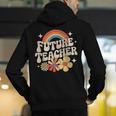 Future Teacher Kids Youth Girls Rainbow Pre-k Kindergarten Men's Hoodie Back Print, Future Teacher Hoodies, funny gift Future Teacher Kids Youth Girls Rainbow Pre-k Kindergarten Men's Hoodie Back Print, Future Teacher Hoodies, funny gift