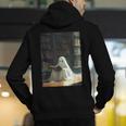 Ghost Library Halloween Book Reading Books Lover Teacher Men's Hoodie Back Print, funny gift Ghost Library Halloween Book Reading Books Lover Teacher Men's Hoodie Back Print, funny gift