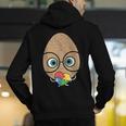 The Good Egg Teacher Halloween Costume Food Group Cute Men's Hoodie Back Print, funny gift The Good Egg Teacher Halloween Costume Food Group Cute Men's Hoodie Back Print, funny gift