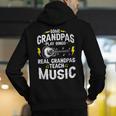 Some Grandpas Play Bingo Real Grandpas Teach Music Teacher Men's Hoodie Back Print, funny gift