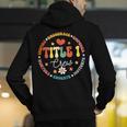 Groovy Title 1 Crew Cute Title 1 Reading Teacher Men Women Kids Men's Hoodie Back Print, Groovy Teacher Hoodies, funny gift