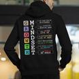Growth Mindset Shirt Positive School Classroom Teacher Men's Hoodie Back Print, funny gift
