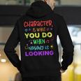 Growth Mindset Teacher Positive Message Inspirational Quote Men's Hoodie Back Print, funny gift