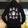 Halloween PE Teacher Ghost Playing Sports Physical Education Men's Hoodie Back Print, Pe Teacher Hoodies, funny gift