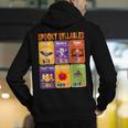 Halloween Spooky Syllable Types Teacher Educational Men's Hoodie Back Print, funny gift