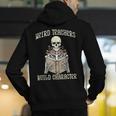 Halloween Weird Teachers Build Character Costume Men Women Men's Hoodie Back Print, funny gift Halloween Weird Teachers Build Character Costume Men Women Men's Hoodie Back Print, funny gift