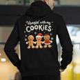 Hangin With My Cookies Gingerbread Christmas Teacher Men's Hoodie Back Print, funny gift