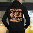 Hangin With My Cookies Gingerbread Men Women Xmas Teacher Men's Hoodie Back Print, funny gift