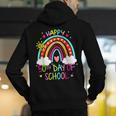 Happy 50th Days Of School Rainbow Teacher 50 Days Smarter Men's Hoodie Back Print, funny gift Happy 50th Days Of School Rainbow Teacher 50 Days Smarter Men's Hoodie Back Print, funny gift