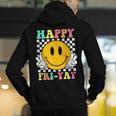 Happy Fri-Yay Teacher Friday Weekend School Men's Hoodie Back Print, funny gift