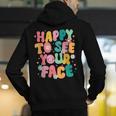 Happy To See Your Face Teacher Disco Ball Back To School Men's Hoodie Back Print, funny gift Happy To See Your Face Teacher Disco Ball Back To School Men's Hoodie Back Print, funny gift