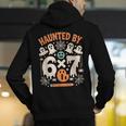 Haunted By 6x7 Math Teacher Halloween Pun Men's Hoodie Back Print, funny gift Haunted By 6x7 Math Teacher Halloween Pun Men's Hoodie Back Print, funny gift