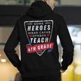 Some Heroes Wear Capes Others Teach 4th Grade Teacher Men Women Kids Men's Hoodie Back Print, 4th Grade Teacher Hoodies, funny gift