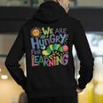 We Are Hungry For Learning Teacher Life Back To School Men's Hoodie Back Print, funny gift We Are Hungry For Learning Teacher Life Back To School Men's Hoodie Back Print, funny gift
