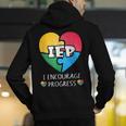 IEP I Encourage Progress Special Education School Teacher Men's Hoodie Back Print, funny gift IEP I Encourage Progress Special Education School Teacher Men's Hoodie Back Print, funny gift