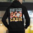 Infant Teacher Boo Crew Ghost Groovy Halloween For Women Men's Hoodie Back Print, Groovy Teacher Hoodies, funny gift