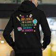 The Influence Of A Good Teacher Can Never Be Erased Quote Men's Hoodie Back Print, funny gift The Influence Of A Good Teacher Can Never Be Erased Quote Men's Hoodie Back Print, funny gift