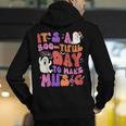 It's a Bootiful Day To Make Music Halloween Music Teacher Men's Hoodie Back Print, funny gift It's a Bootiful Day To Make Music Halloween Music Teacher Men's Hoodie Back Print, funny gift
