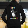It's Fri-Yay Dabbing Penguin Friday Weekend Teacher Student Men's Hoodie Back Print, funny gift It's Fri-Yay Dabbing Penguin Friday Weekend Teacher Student Men's Hoodie Back Print, funny gift