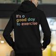 It's A Good Day To Exercise PE Teacher Gym Exercise For Men Women Men's Hoodie Back Print, Pe Teacher Hoodies, funny gift