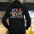 Its A Good Day To Run And Play PE Teacher Must Have Men's Hoodie Back Print, Pe Teacher Hoodies, funny gift