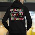 Jolliest Bunch Of Teachers This Side Of The Playground X-Mas Men's Hoodie Back Print, funny gift