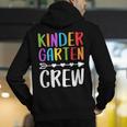 Kindergarten Crew Shirt Kinder Crew Teacher Boy Girl Men's Hoodie Back Print, funny gift