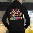 Kindergarten Rainbow Girls Boys Teacher Team Kinder Squad Men's Hoodie Back Print, funny gift Kindergarten Rainbow Girls Boys Teacher Team Kinder Squad Men's Hoodie Back Print, funny gift