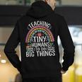 Kindergarten Teacher Tiny Humans Pre-School Teacher Men's Hoodie Back Print, funny gift Kindergarten Teacher Tiny Humans Pre-School Teacher Men's Hoodie Back Print, funny gift