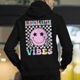 Kindergarten Vibes First Day Of School Kindergarten Teacher Men's Hoodie Back Print, funny gift