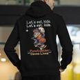 Let's Eat Kids Grammar Werewolf Halloween Teacher Men's Hoodie Back Print, funny gift Let's Eat Kids Grammar Werewolf Halloween Teacher Men's Hoodie Back Print, funny gift
