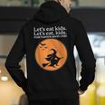 Let's Eat Kids Punctuation Saves Live Witch Grammar Teacher Men's Hoodie Back Print, funny gift Let's Eat Kids Punctuation Saves Live Witch Grammar Teacher Men's Hoodie Back Print, funny gift