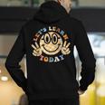 Let's Learn Today First Day Of School For Teacher Student Men's Hoodie Back Print, funny gift