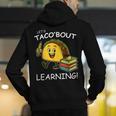 Let's Taco Bout Learning Back To School Teacher Kids Men's Hoodie Back Print, funny gift Let's Taco Bout Learning Back To School Teacher Kids Men's Hoodie Back Print, funny gift