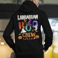 Librarian Boo Crew Teacher Student Halloween Costume Men's Hoodie Back Print, funny gift Librarian Boo Crew Teacher Student Halloween Costume Men's Hoodie Back Print, funny gift