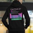 Can I Lick It Periodic Table Teacher Student Kids Men's Hoodie Back Print, funny gift Can I Lick It Periodic Table Teacher Student Kids Men's Hoodie Back Print, funny gift