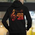 Life Is Better With Music Theory Musician Teacher Notes Clef Men's Hoodie Back Print, funny gift Life Is Better With Music Theory Musician Teacher Notes Clef Men's Hoodie Back Print, funny gift