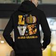 LOVE 3rd Grade Pumpkin Teacher Student Halloween Costume Men's Hoodie Back Print, funny gift LOVE 3rd Grade Pumpkin Teacher Student Halloween Costume Men's Hoodie Back Print, funny gift