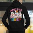 Maestra Pantasmas Conchas Teacher Mexican Halloween Men's Hoodie Back Print, funny gift