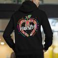 Maestra Pencil Spanish Teacher Bilingual 100 Days Of School Men's Hoodie Back Print, funny gift Maestra Pencil Spanish Teacher Bilingual 100 Days Of School Men's Hoodie Back Print, funny gift