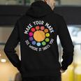 Make Your Mark For a International Dot Day Teacher Dot Lover Men's Hoodie Back Print, funny gift Make Your Mark For a International Dot Day Teacher Dot Lover Men's Hoodie Back Print, funny gift