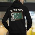 Do The Math 67 Meme Joke Halloween Skeleton Math Teacher Men's Hoodie Back Print, funny gift Do The Math 67 Meme Joke Halloween Skeleton Math Teacher Men's Hoodie Back Print, funny gift