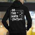 Do The Math 67 Meme PEMDAS Elementary Teacher Joke Men's Hoodie Back Print, funny gift