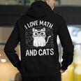 Math And Cats Apparel For Teachers Students Cat Lovers Men's Hoodie Back Print, funny gift Math And Cats Apparel For Teachers Students Cat Lovers Men's Hoodie Back Print, funny gift